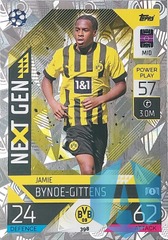 2022-23 Topps Match Attax UCL Next Gen Jamie Bynoe-Gittens #398 Rookie RC